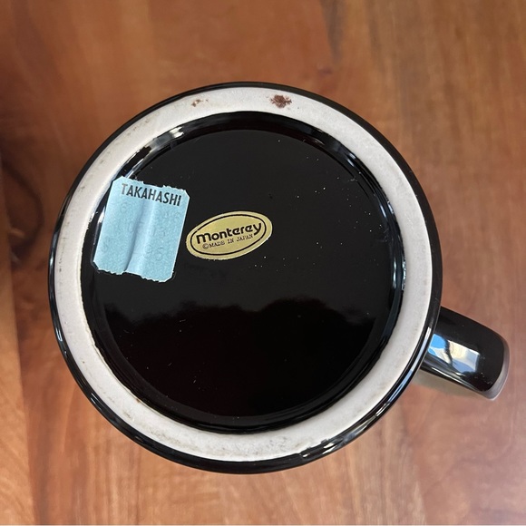 Vintage Speckled Large 5" Stoneware Mug San Francisco Golden Gate Monterey Japan - Picture 6 of 7